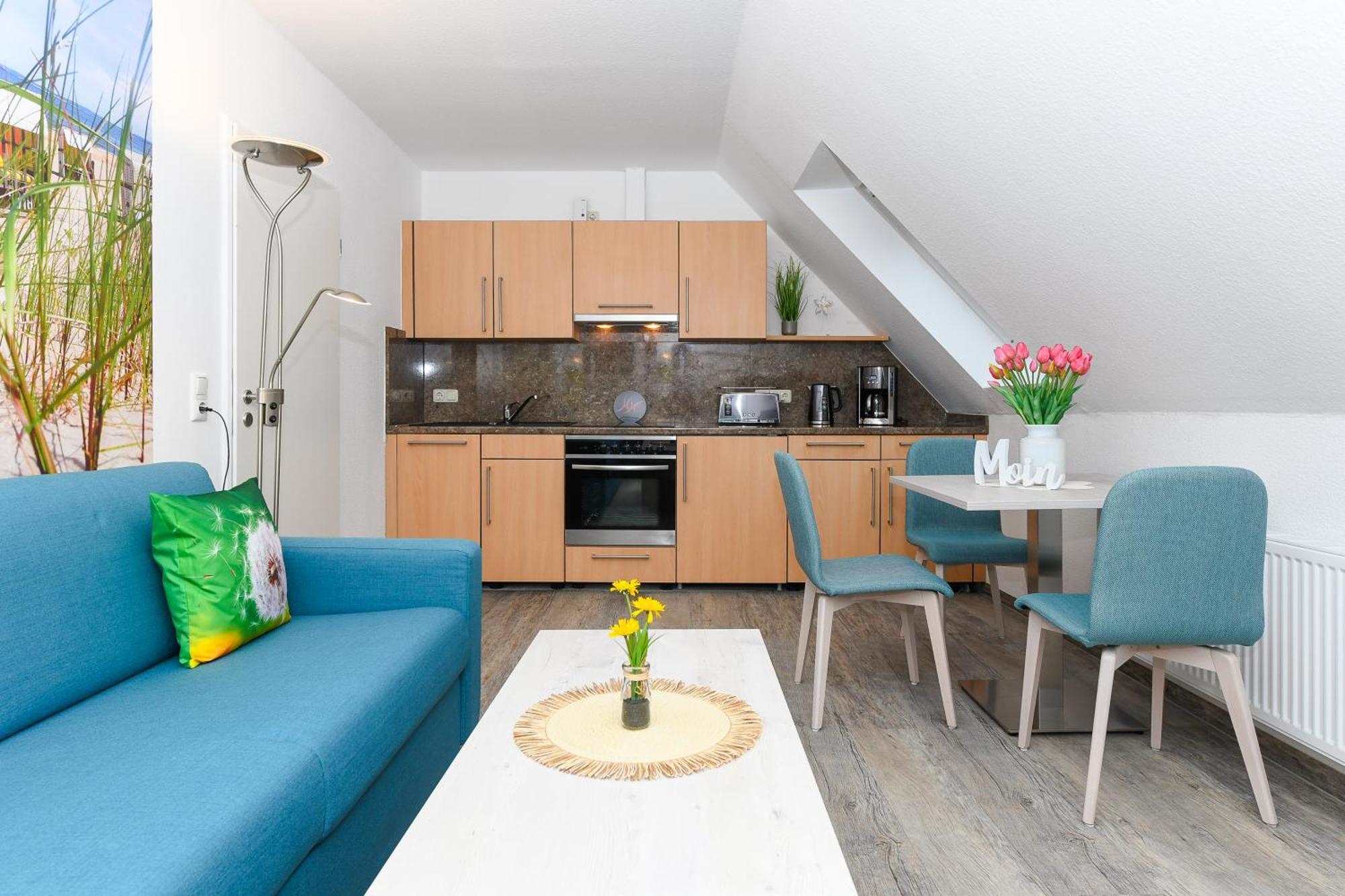 Haus Strandkorb Mit Fruehstuecksoption Bensersiel Bagian luar foto